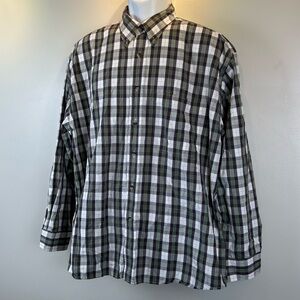 Vtg‎ Pendleton Plaid Long Sleeve Button Up Shirt Mens XL Preppy Lightweight